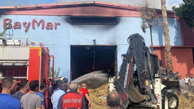Mersin Serbest Bölgesi'nde yangın
