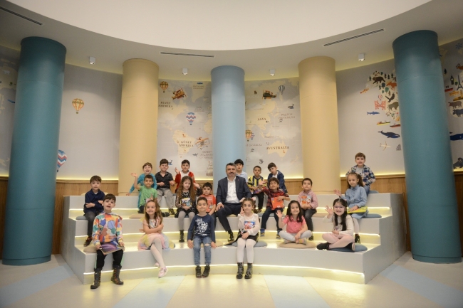Mimar Sinan Çocuk Kütüphanesi hizmete açıldı