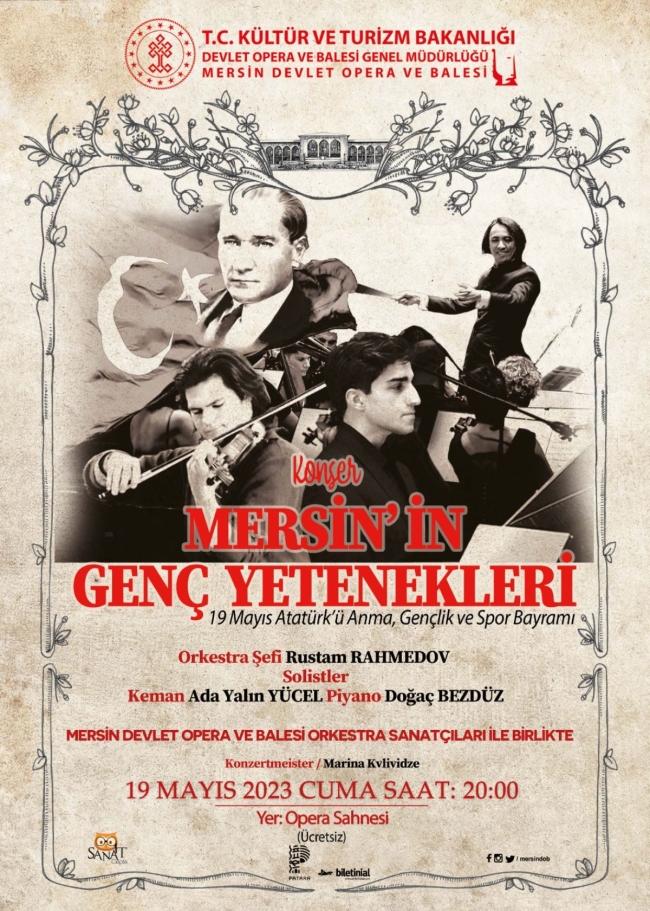 Mersin'in genç yetenekleri 19 Mayıs'ta sahne alacak