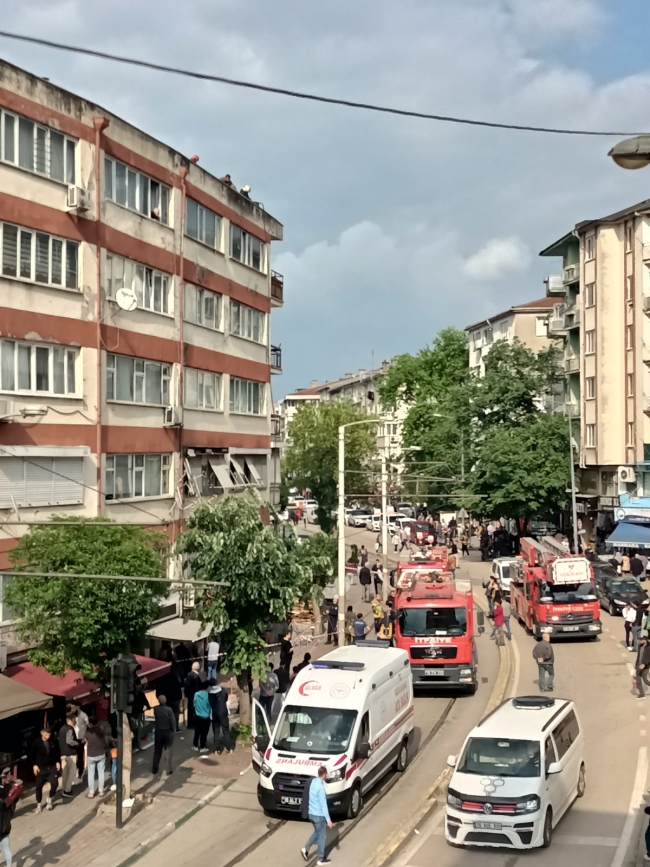 Çarşamba'da yangın paniği
