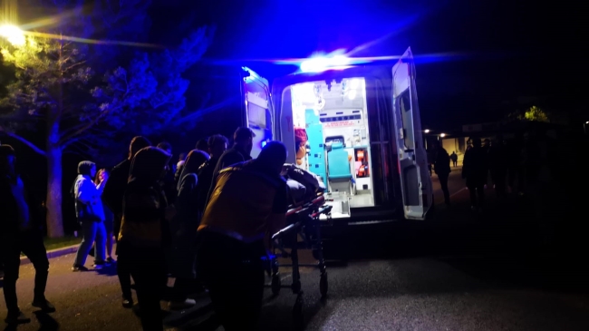 Erzurum'da motosiklet yayaya çarpıp kaçtı