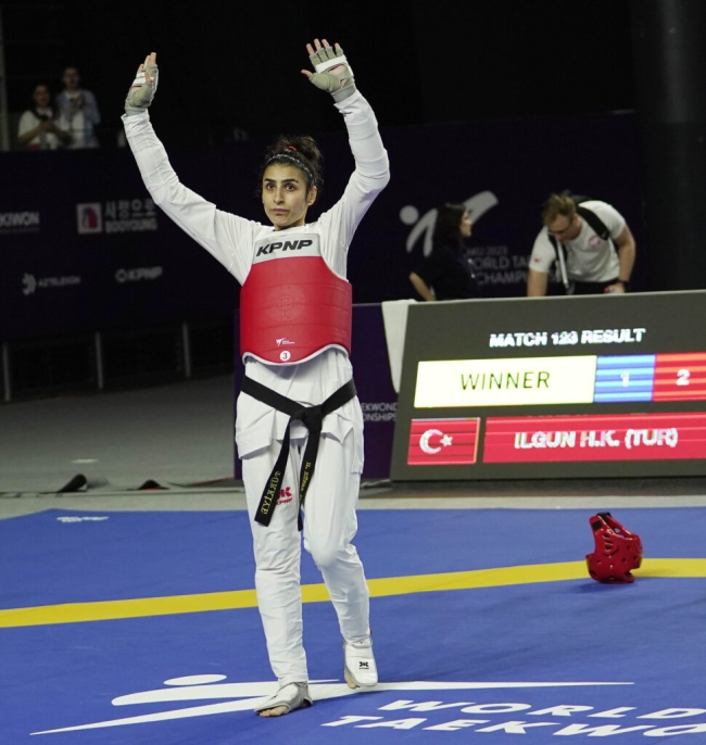 Hatice Kübra İlgün dünya üçüncüsü