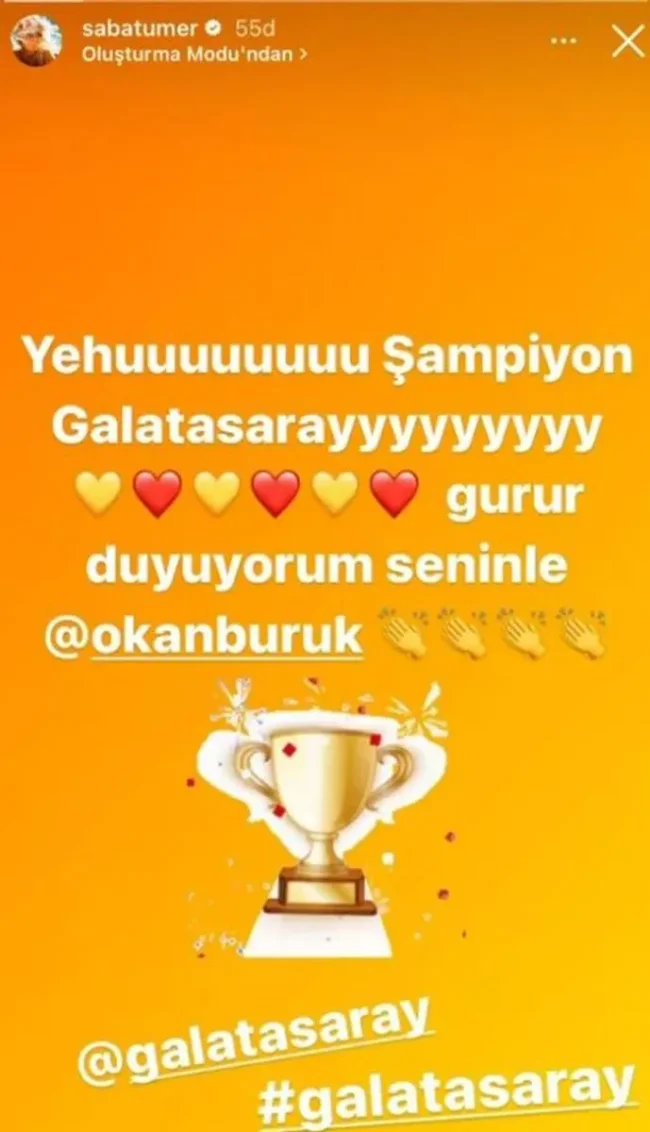 Ünlü isimler Galatasaray'ın şampiyonluğunu kutladı