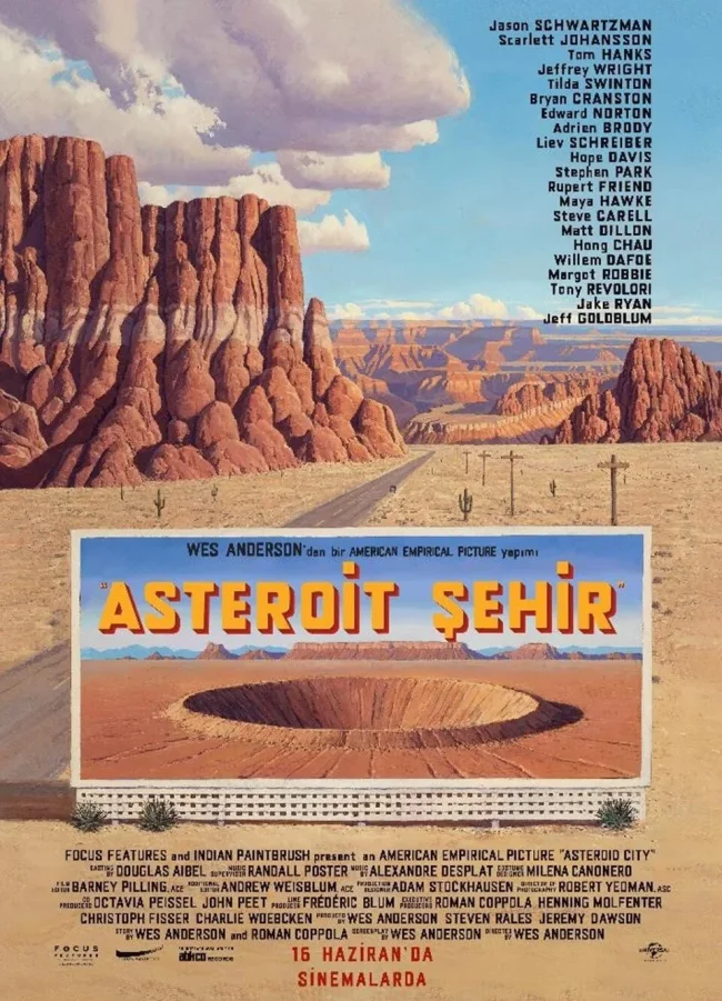 "Asteroit Şehir" filminin afişi yayınlandı