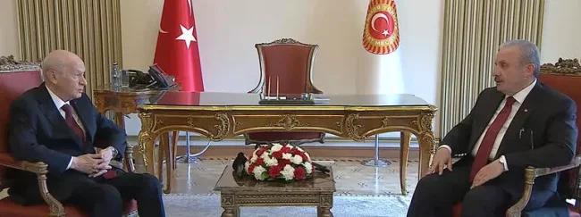 Devlet Bahçeli TBMM Başkanlığı devraldı