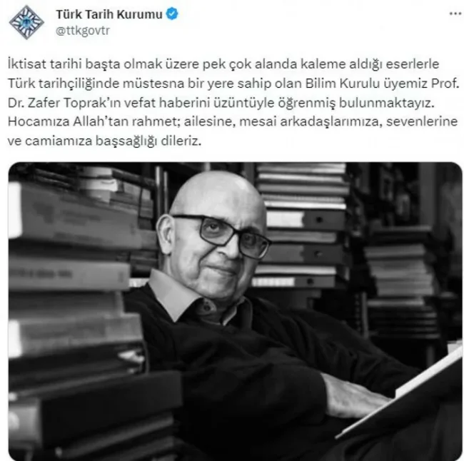 Zafer Toprak hayatını kaybetti