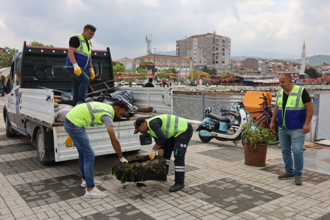 Denizden çıkanlar görenleri şaşırttı