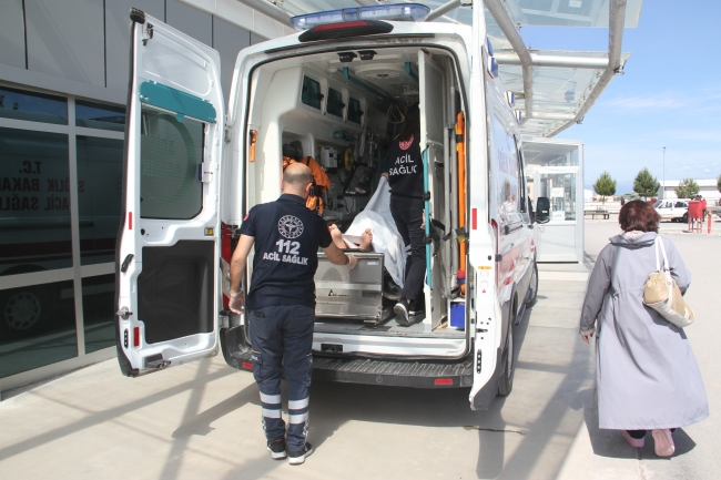 Yoldan çıkan otomobil ağaca çarptı