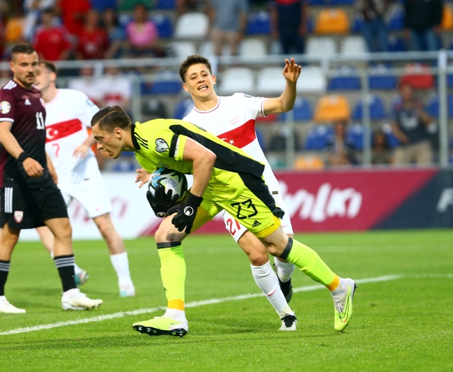 A Milliler Letonya'dan galibiyetle ayrıldı