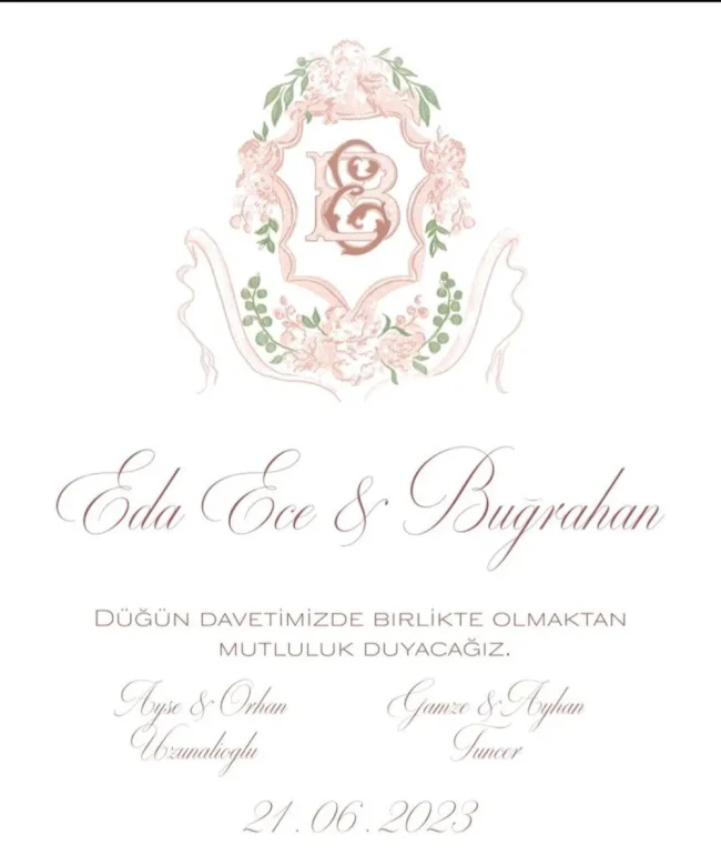 Ece'nin nikah davetiyesi ortaya çıktı
