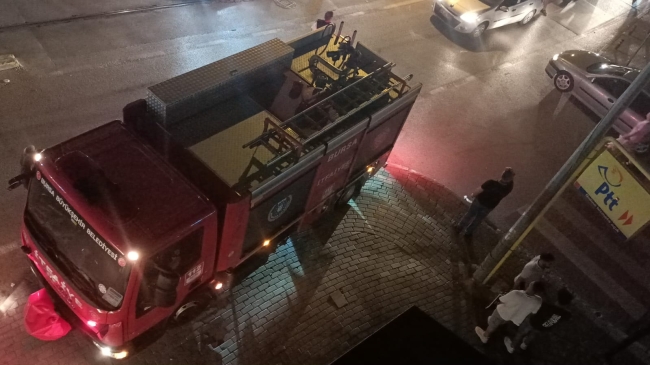 Bursa'da elektrik direğinde korkutan patlama