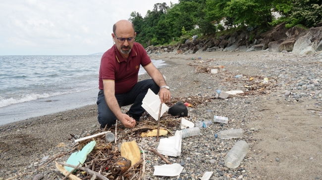 Karadeniz kıyılarından iç burkan görüntü!