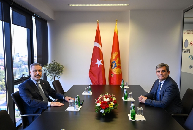 Bakan Fidan'dan Karadağ'da kritik temas