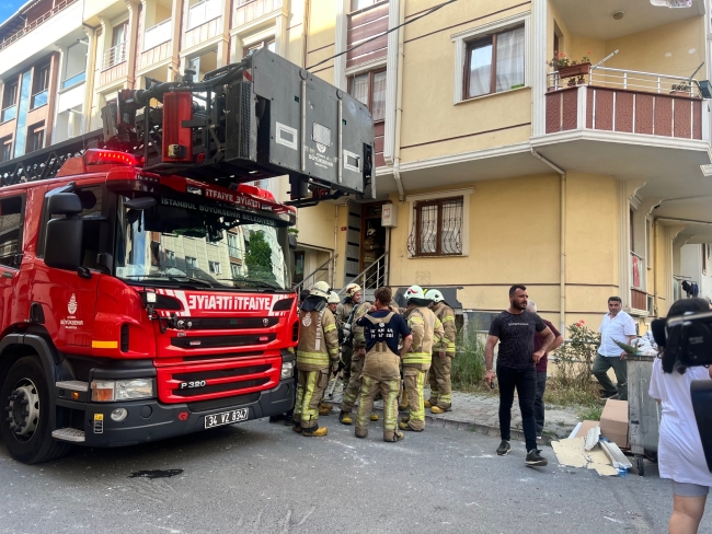Çekmeköy'de doğal gaz patlaması: 1 yaralı