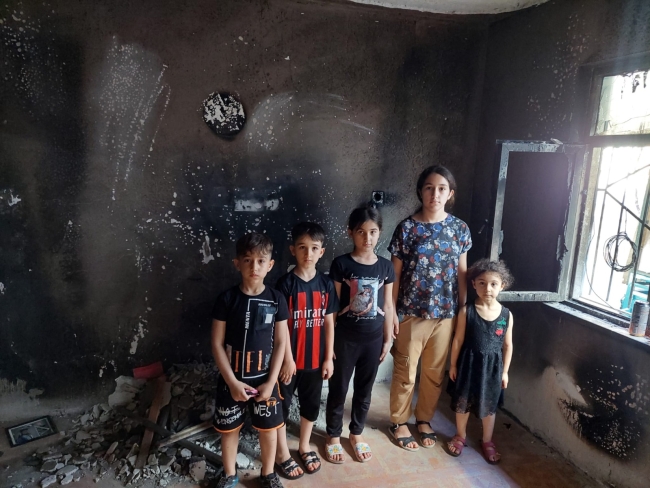Türkmen aile bayrama evsiz giriyor
