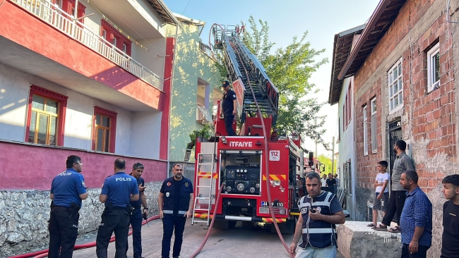 Malatya’da korkutan yangın