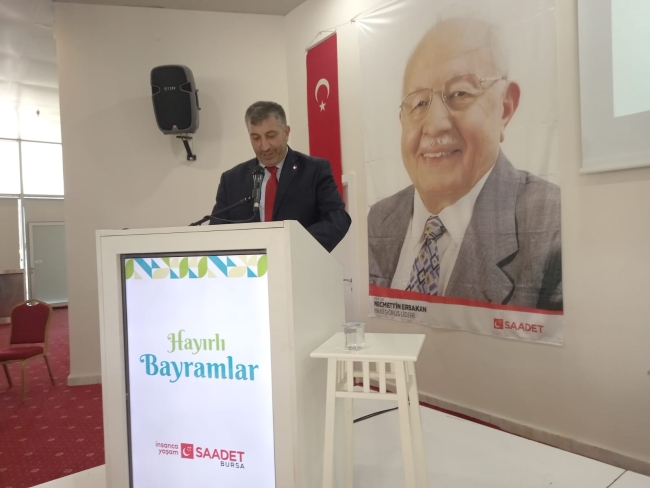 Saadet Partisi Bursa'dan bayramlaşma töreni