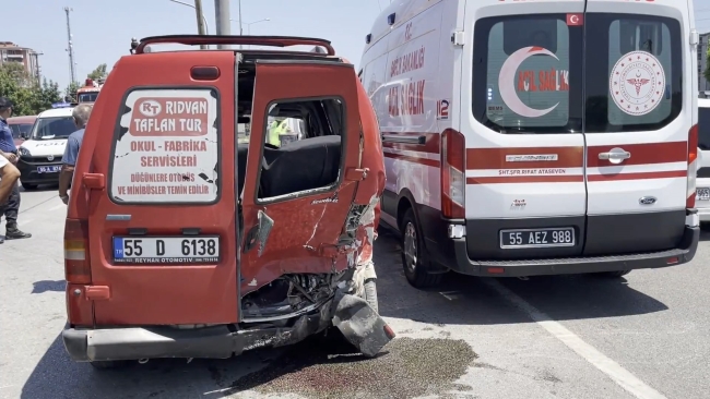 Samsun’da zincirleme kaza: 8 yaralı