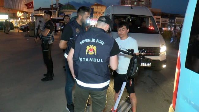 İstanbul'da kaçak göçmenlere yönelik denetim yapıldı