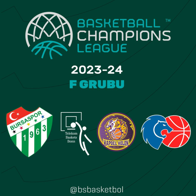 Bursaspor'un BCL'deki rakipleri belli oldu