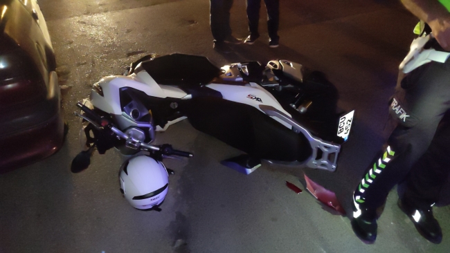 Bursa’da kaza yapan motosikletler dehşet saçtı!