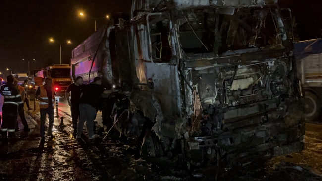 Alkollü TIR sürücüsü dehşet saçtı!