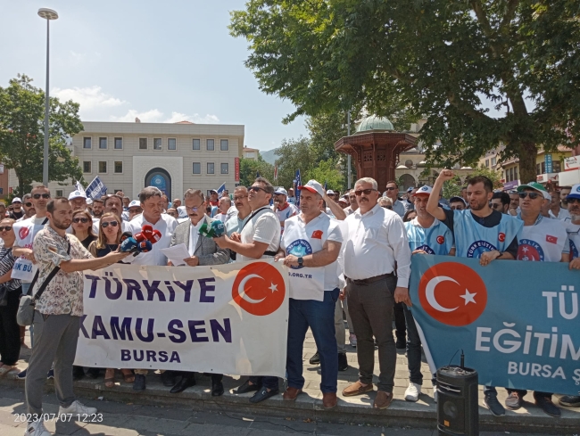 Türk Kamu-Sen Bursa'dan zam açıklaması