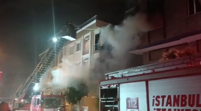 İstanbul’da 6 katlı binada yangın