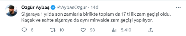Sigaraya büyük zam geldi!