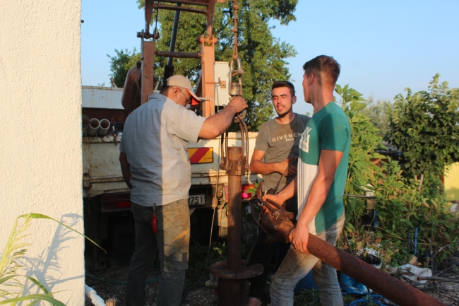 Yeraltı suları çekilmeye başladı