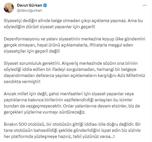 Davut Gürkan'dan Ümit Özdağ'a sert tepki!