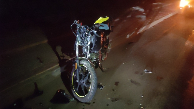 Bursa'da motosiklet traktöre çarptı: 1 yaralı