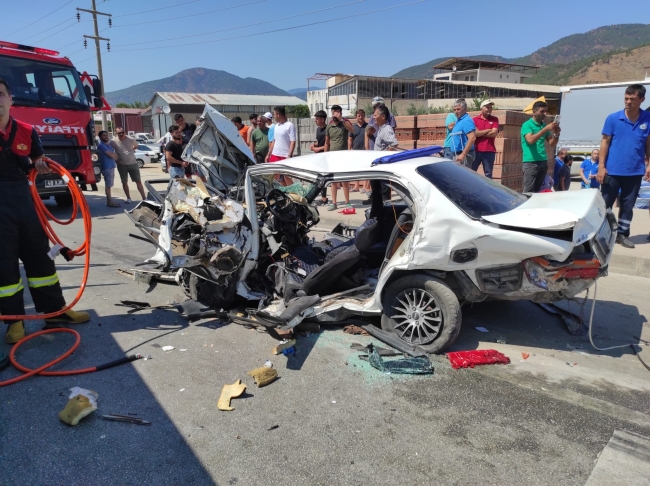 Fethiye'de feci kaza!1 ölü, 5 yaralı