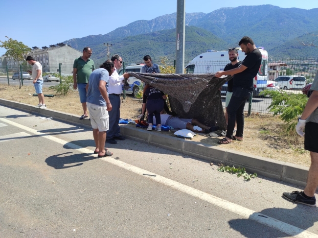 Fethiye'de feci kaza!1 ölü, 5 yaralı