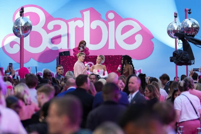 'Barbie' filmine gösterişli Avrupa galası