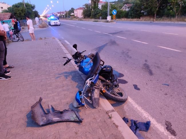 Samsun'da otomobille motosiklet çarpıştı: 1 ölü