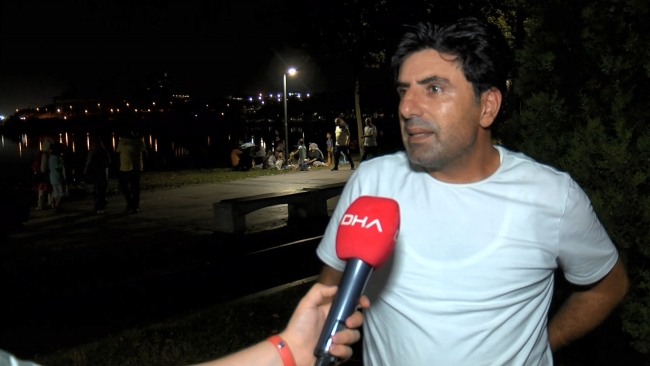 İstanbul'da sıcaktan bunalanlar parklara akın etti