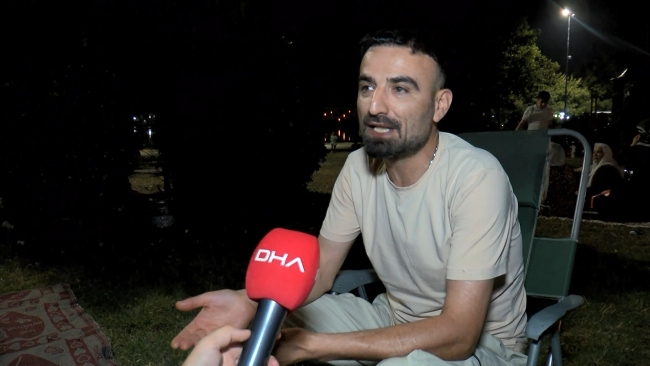 İstanbul'da sıcaktan bunalanlar parklara akın etti