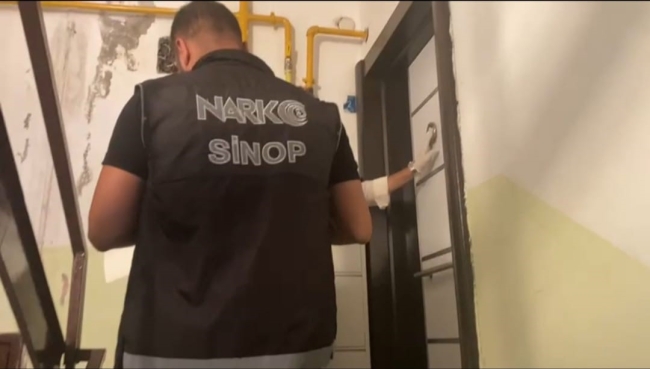 Sinop'ta uyuşturucu operasyonu: 2 tutuklama