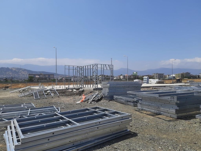 İslahiye Osmangazi Evleri’nde çalışmalar tam gaz