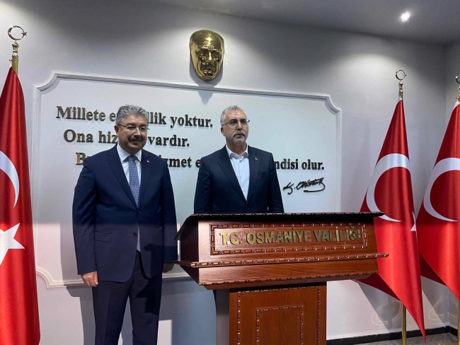Bakan Işıkhan Osmaniye'de
