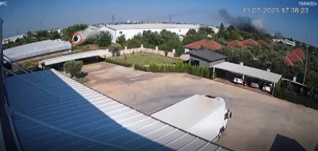 Antalya'da patlayan kazanın görüntüsü ortaya çıktı
