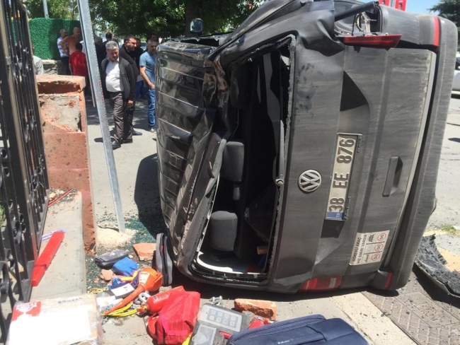 Kars’ta trafik kazası: 5 yaralı