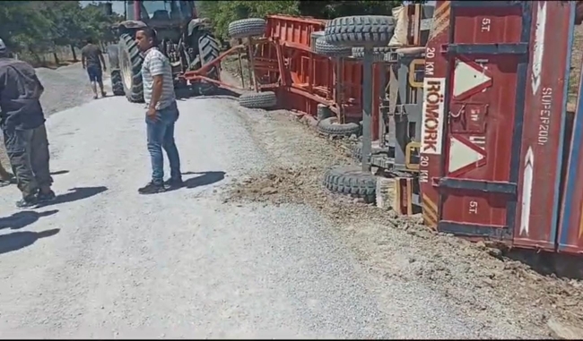 20 ton mercimek yola saçıldı
