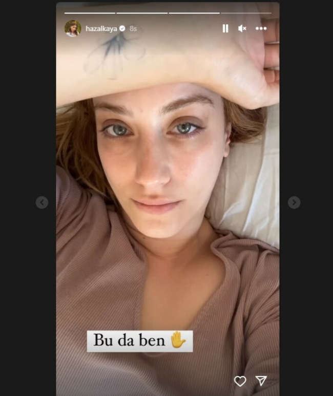 Hazal Kaya’dan tatlı isyan: Asla uyuyamıyorum