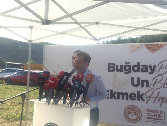 Yılın hasadı Kestel'de başladı