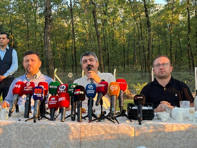 Bursa basını Cumalıkızık Orman Parkı'nda ağırlandı