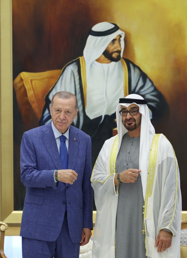 Cumhurbaşkanı Erdoğan, BAE'de