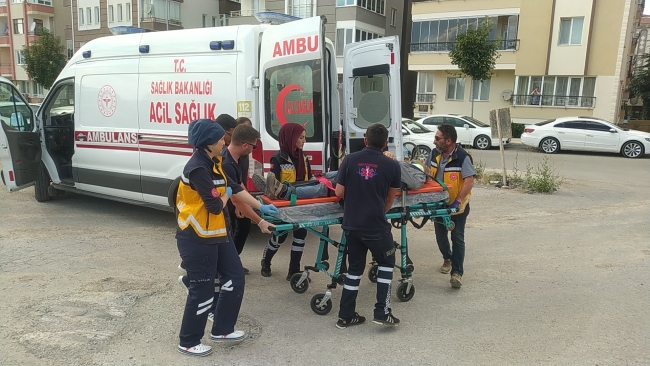 İnşaatın 1. katından düşen işçi yaralandı