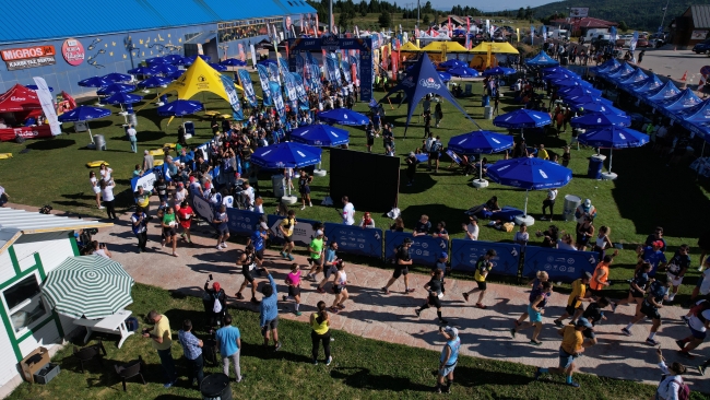 Uludağ'da 2 bin 200 koşucu, ‘Ultra Trail’ heyecanı yaşadı